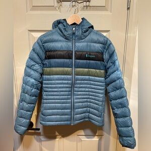 Cotopaxi Women’s Fuego Down Jacket Denim Stripes Medium